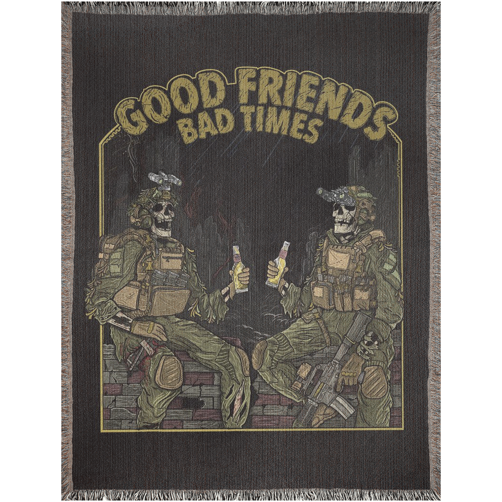 Good Friends Woven Blanket