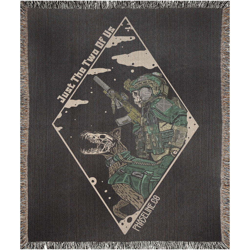 Just The Two Of Us Woven Blanket