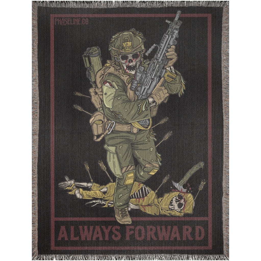 Always Forward Woven Blanket