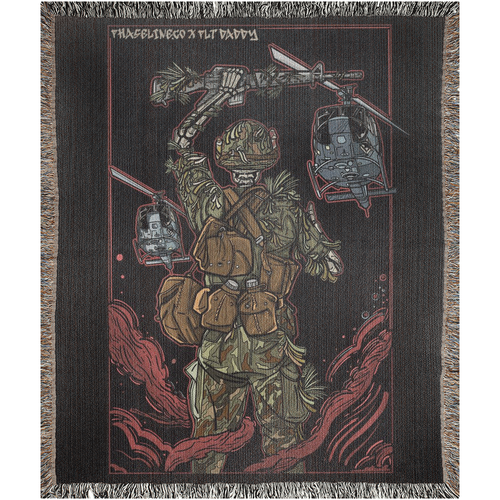 Pop Smoke Woven Blanket