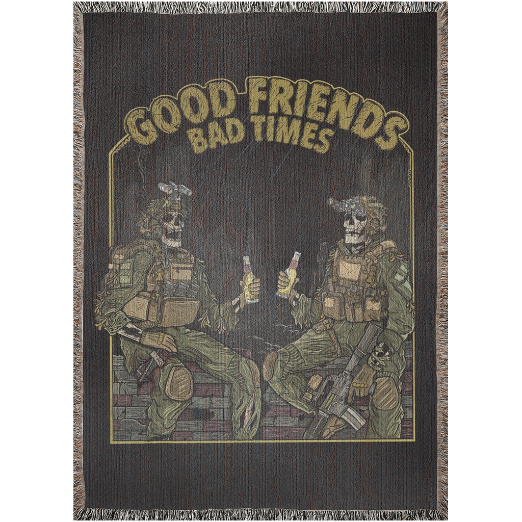 Good Friends Woven Blanket