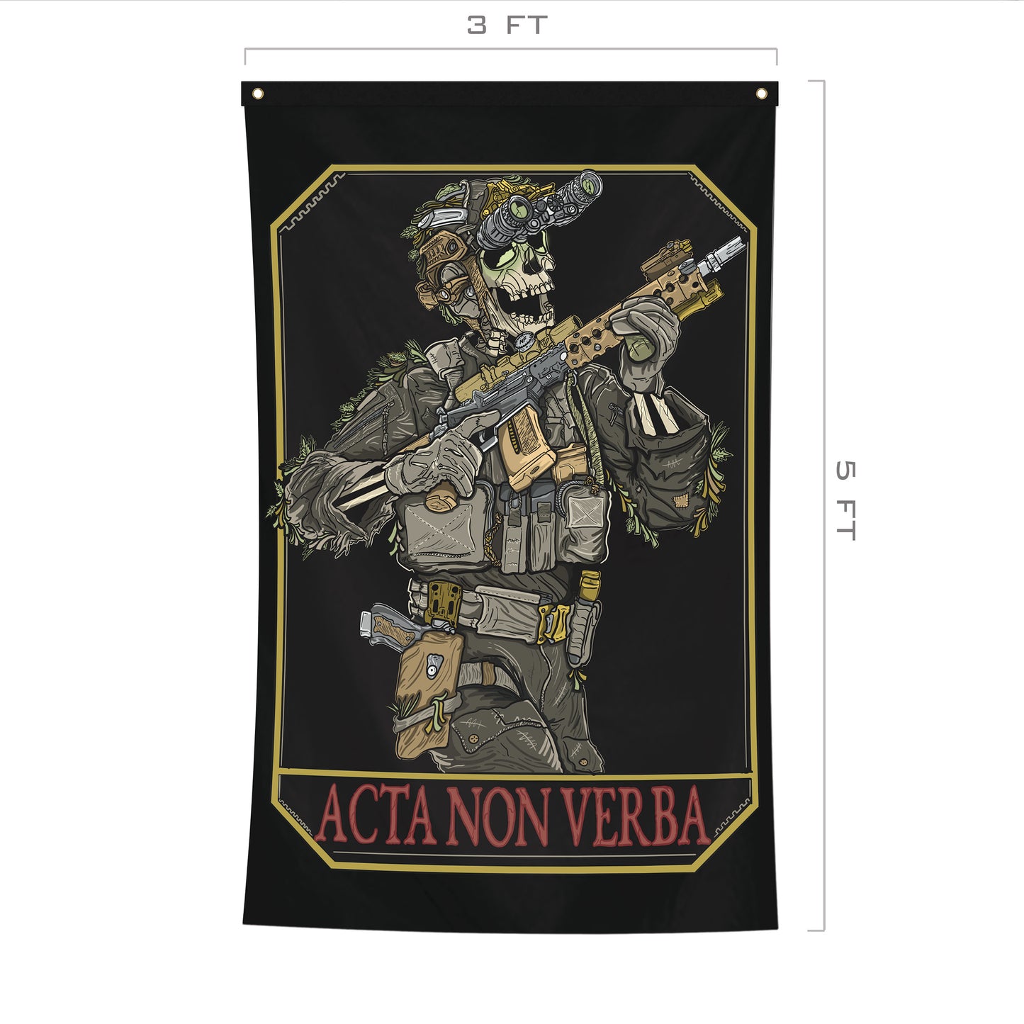Acta Non Verba Flag