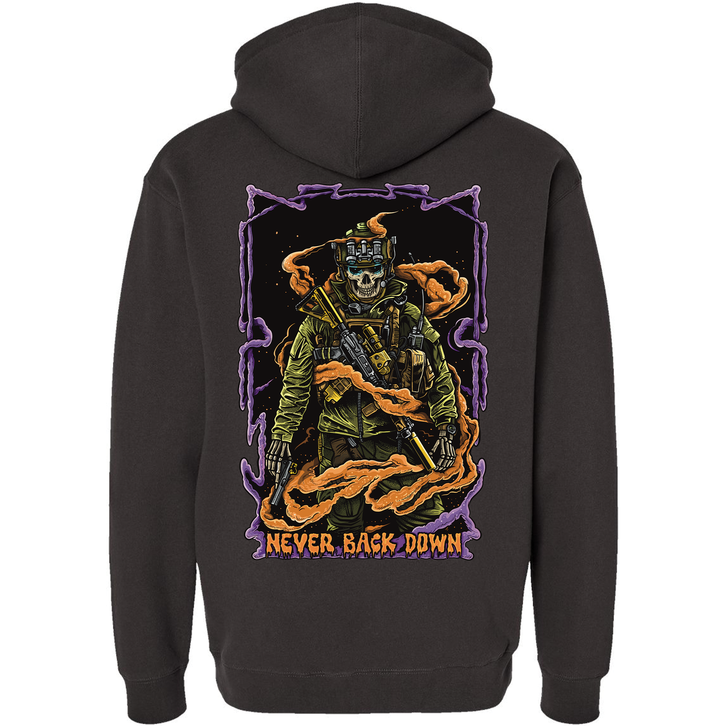 Never Back Down Hoodie