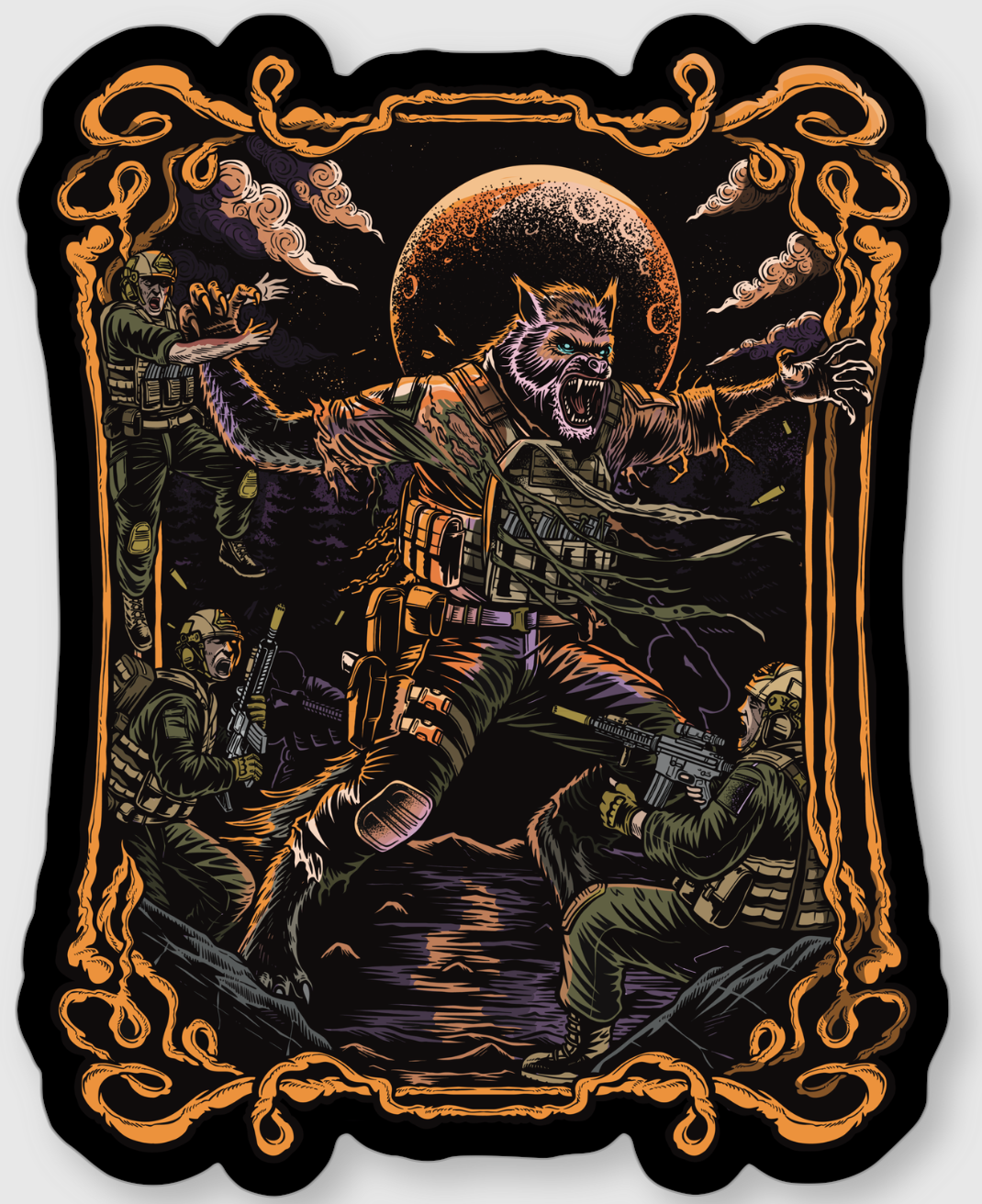 Blood Moon Sticker