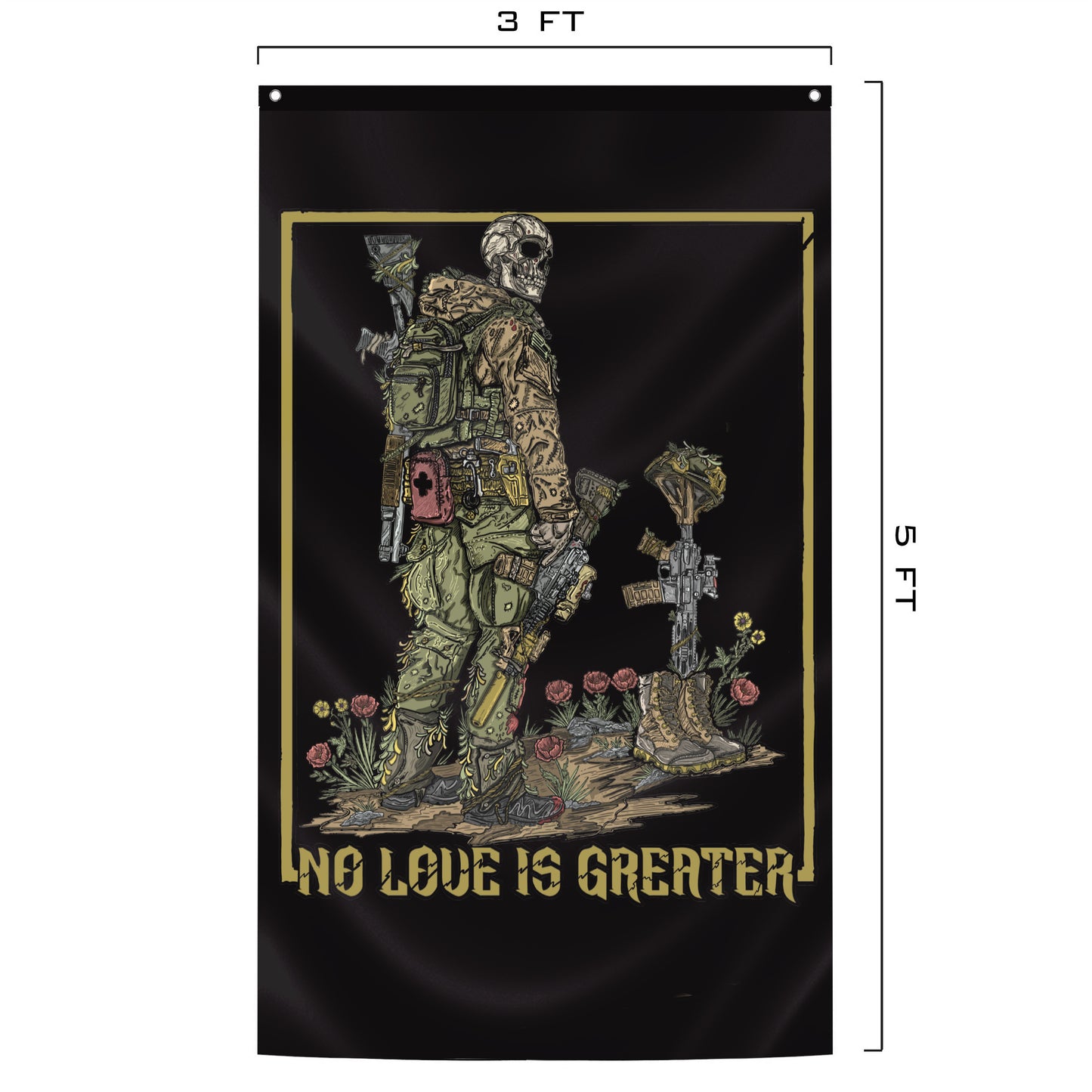 No Love Is Greater Flag