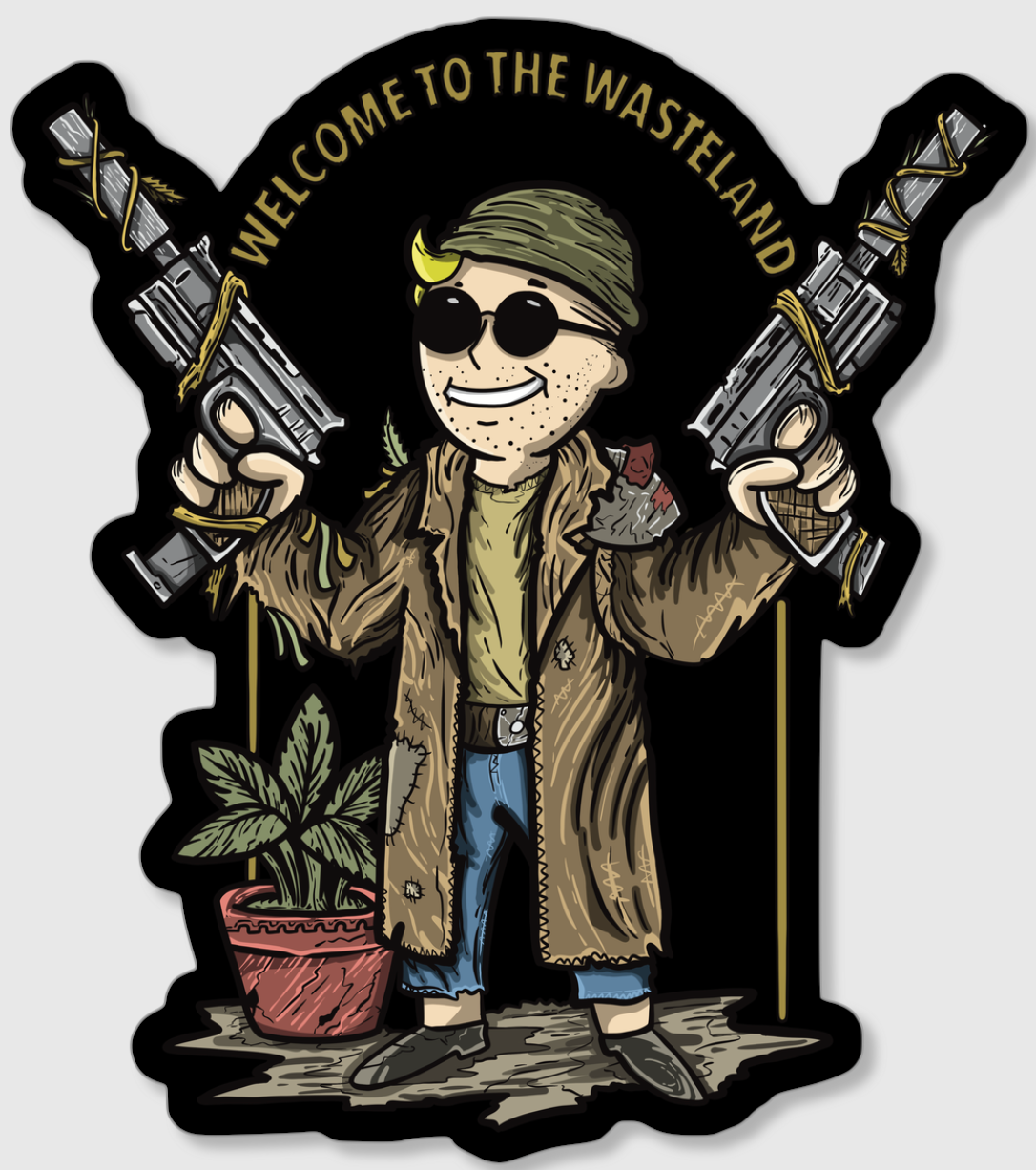 Wasted Sticker – Phaselineco