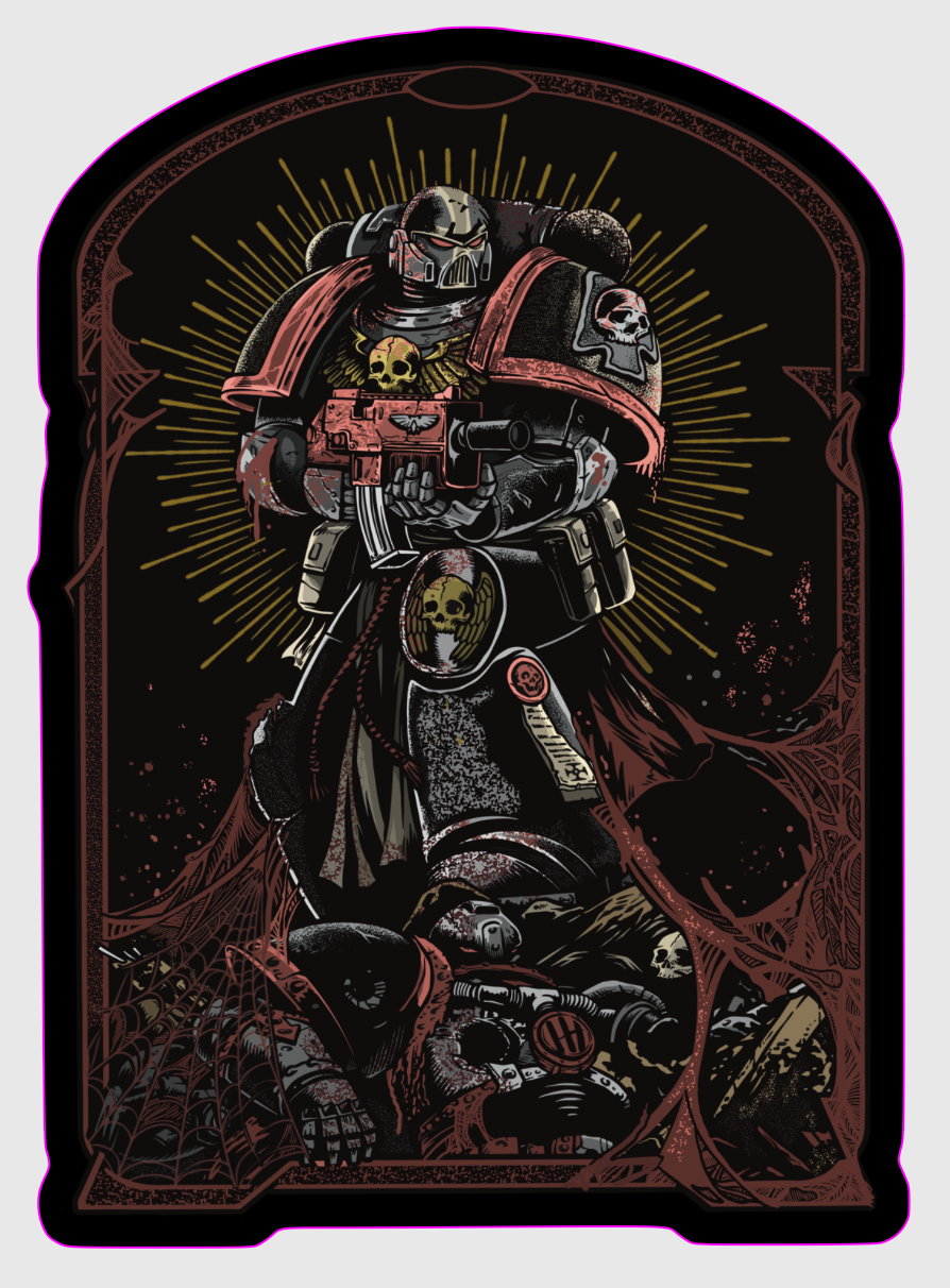 Templar Sticker
