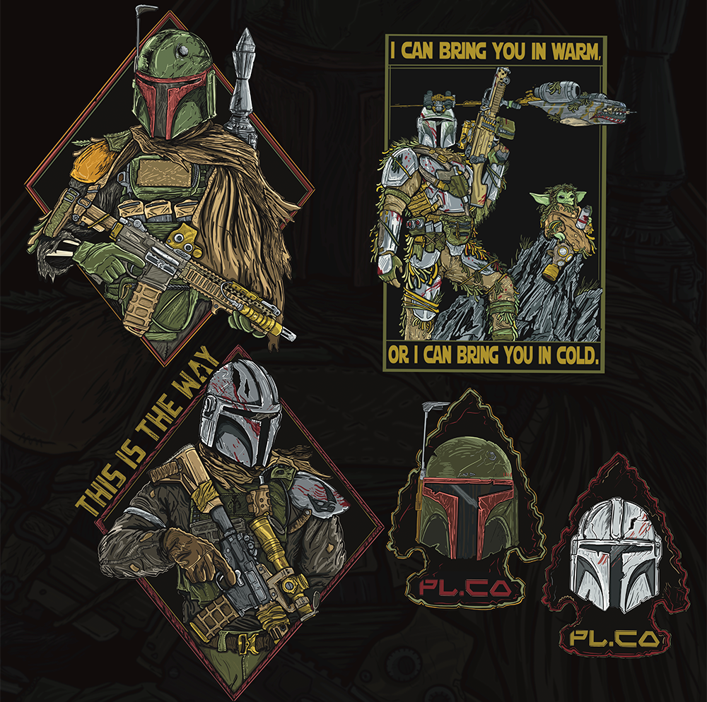 Bounty Hunter Sticker Pack