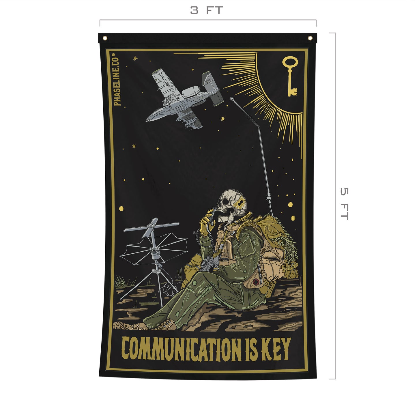 Communication Is Key Flag