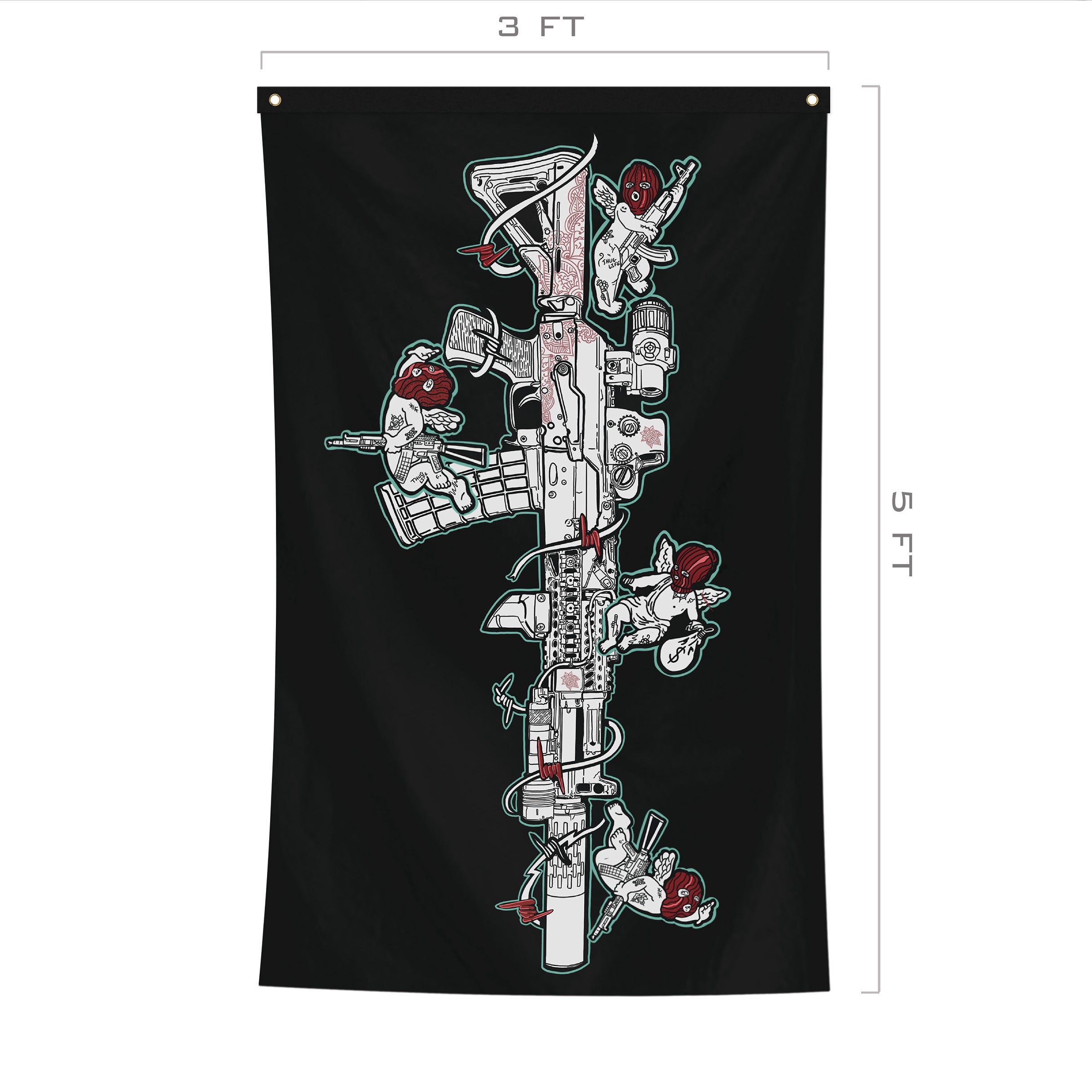 Hoodlum Flag – Phaselineco