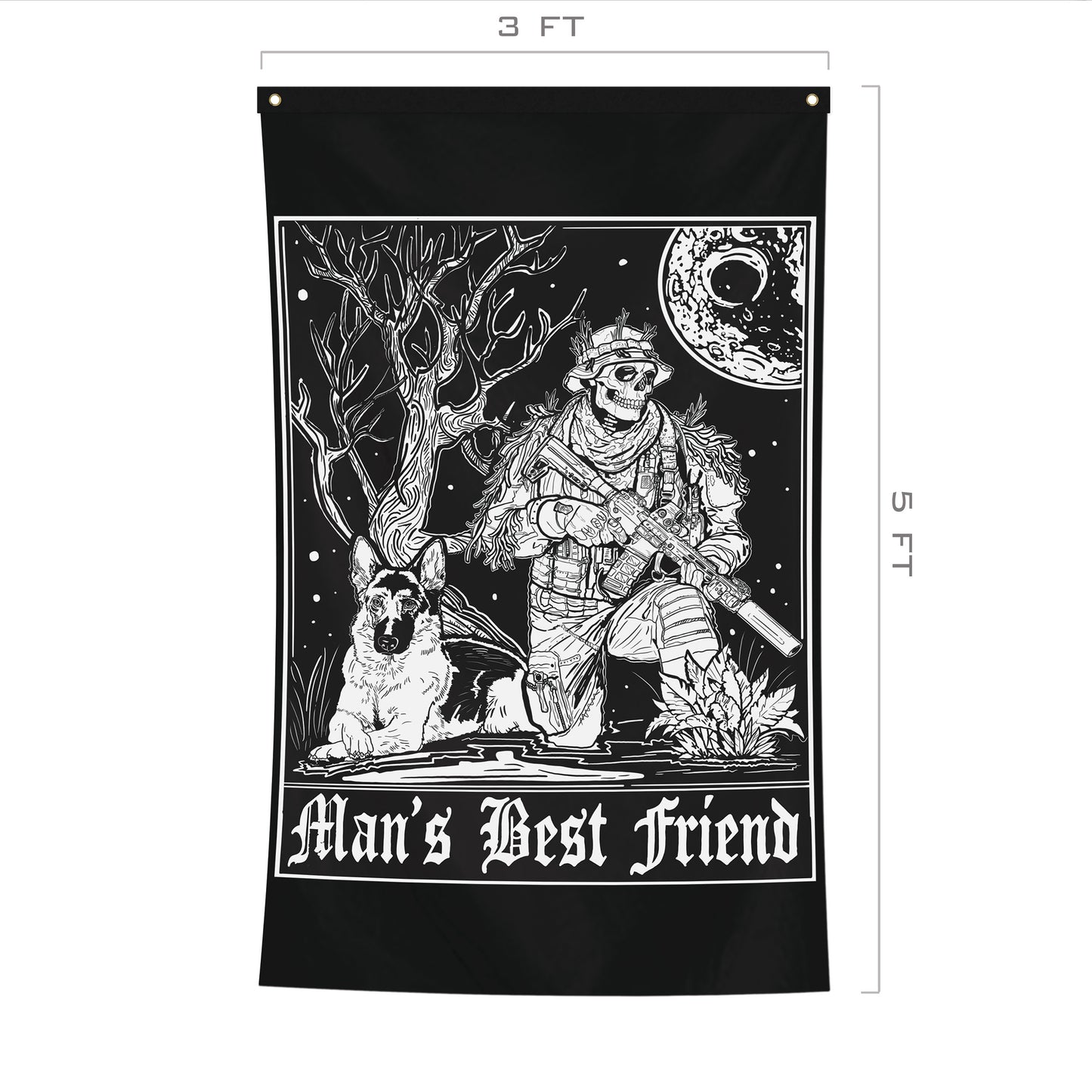 Mans Best Friend Flag