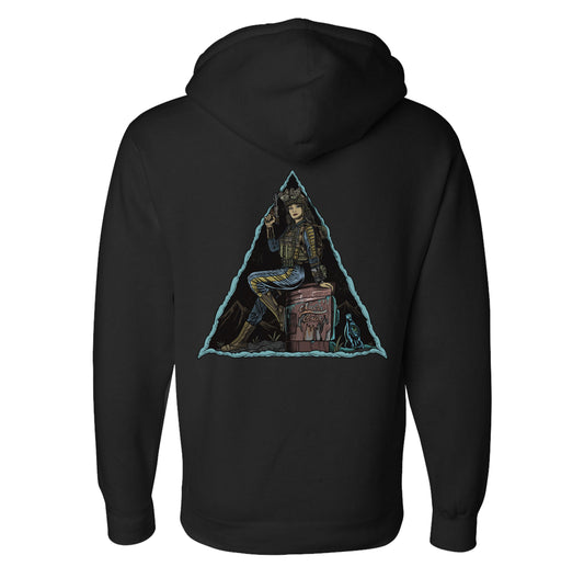 Orange Colored Sky Hoodie