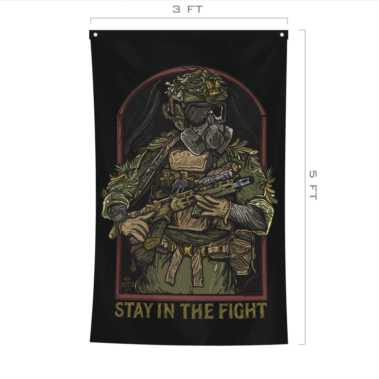 Stay In The Fight Flag