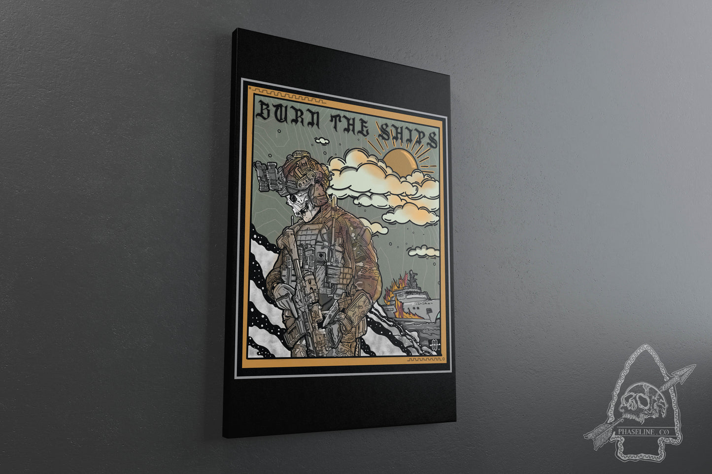 Burn The Ships Canvas