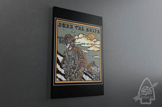 Burn The Ships Canvas