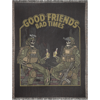 Good Friends Woven Blanket