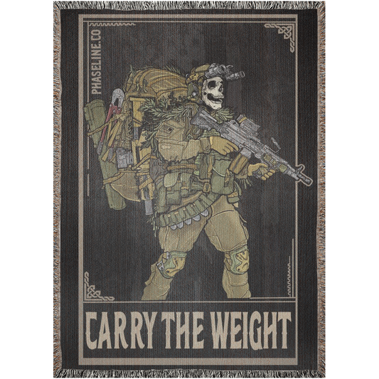 Carry The Weight Woven Blanket