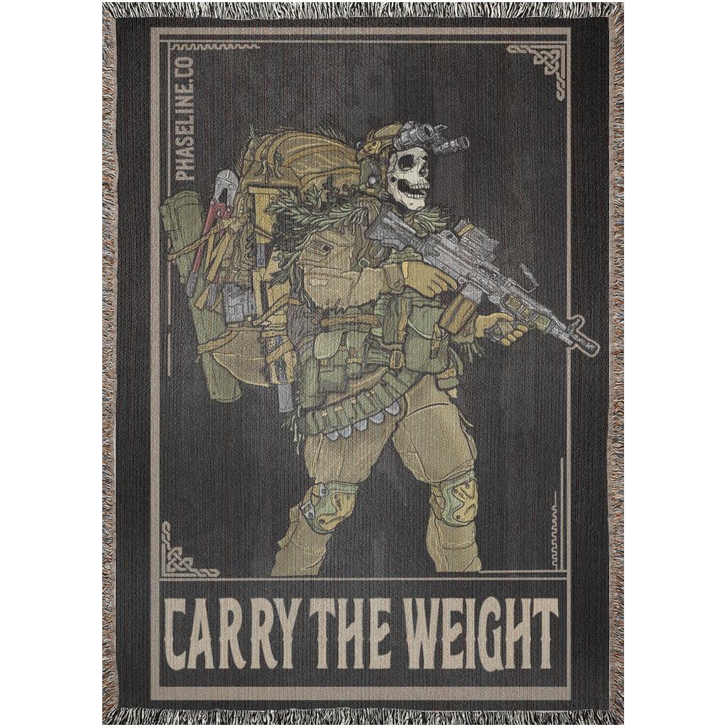 Carry The Weight Woven Blanket