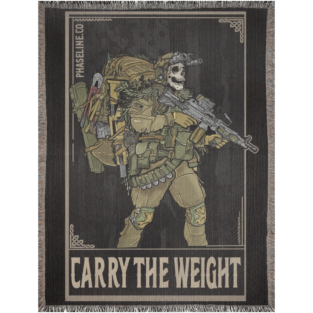 Carry The Weight Woven Blanket