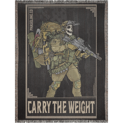 Carry The Weight Woven Blanket