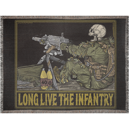 Hell Fire Woven Blanket