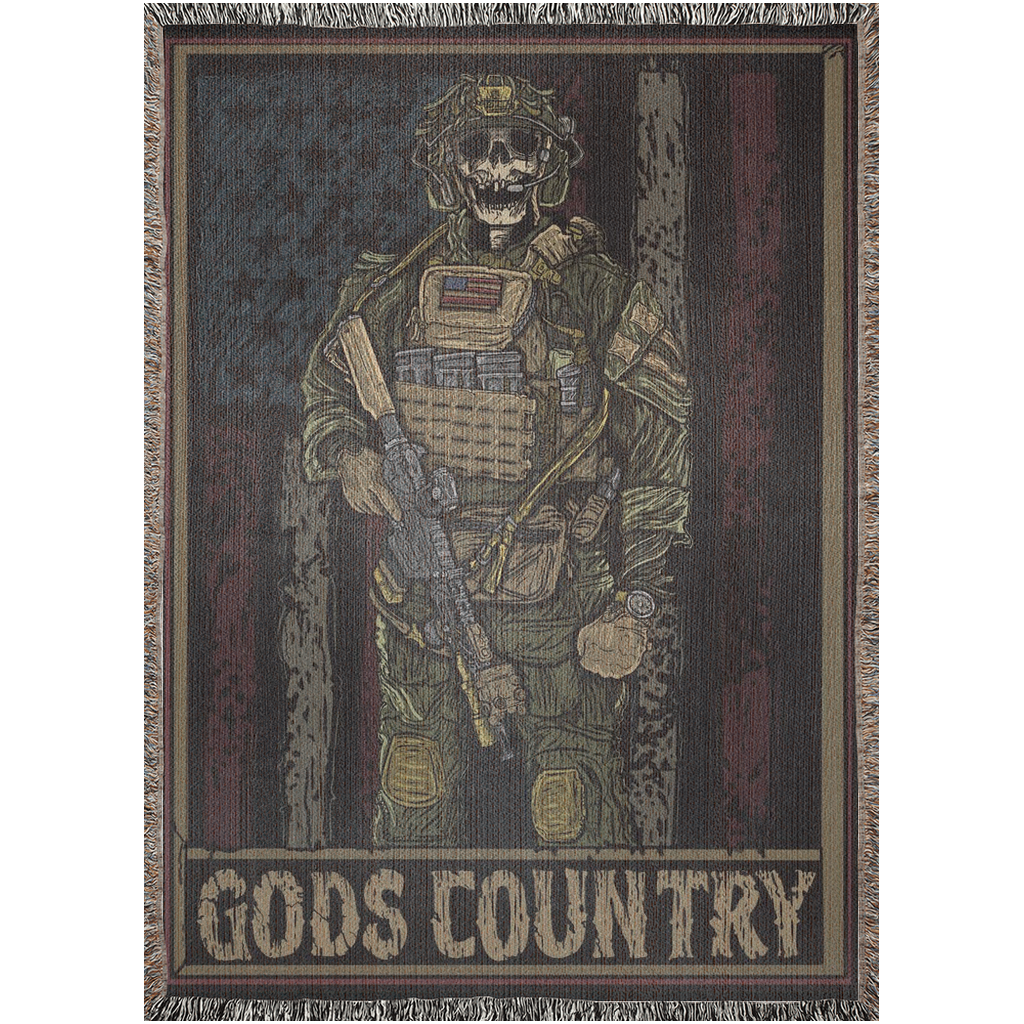 Gods Country Woven Blanket