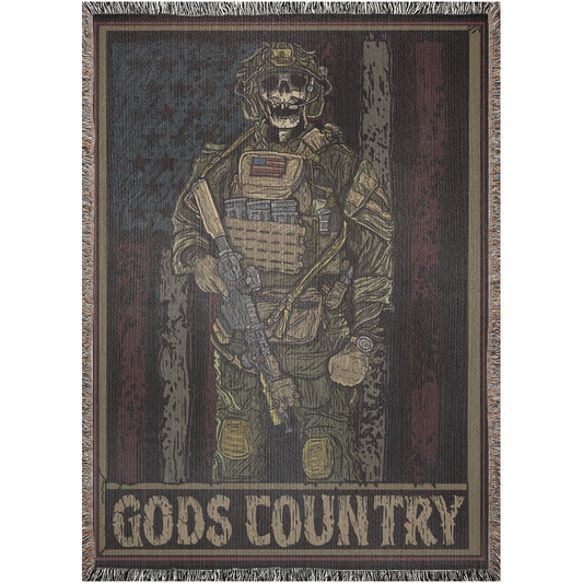 Gods Country Woven Blanket