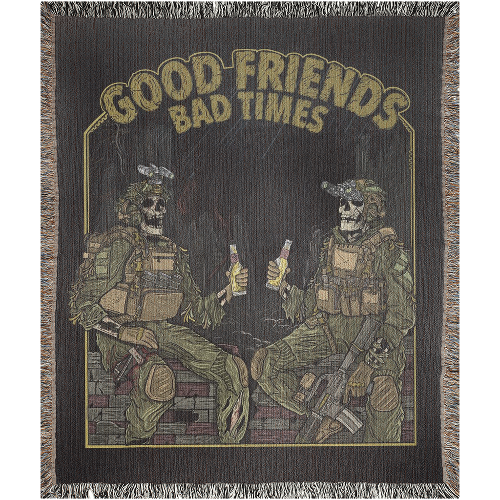 Good Friends Woven Blanket
