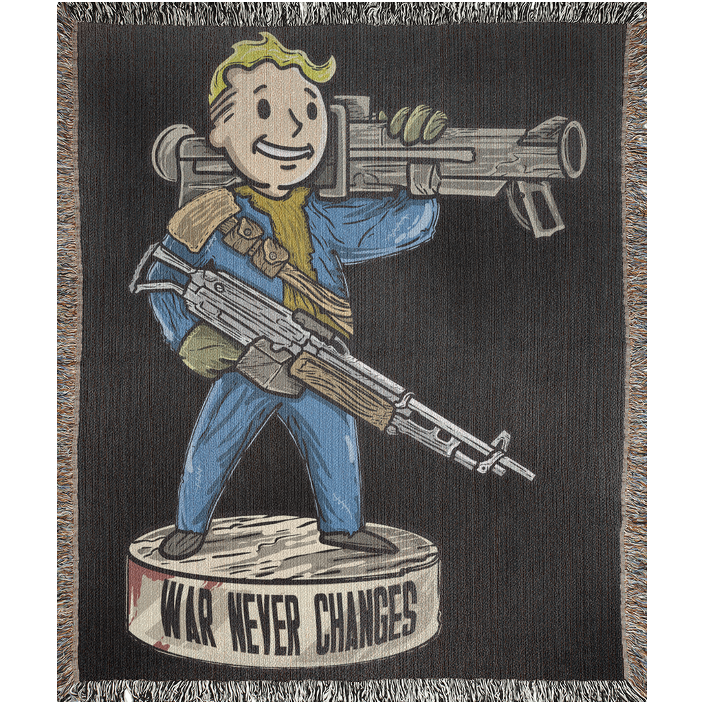 War Never Changes Woven Blanket