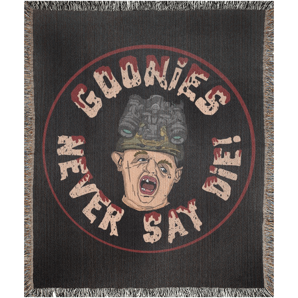 Goonies Never Say Die Woven Blanket