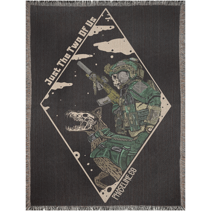 Just The Two Of Us Woven Blanket