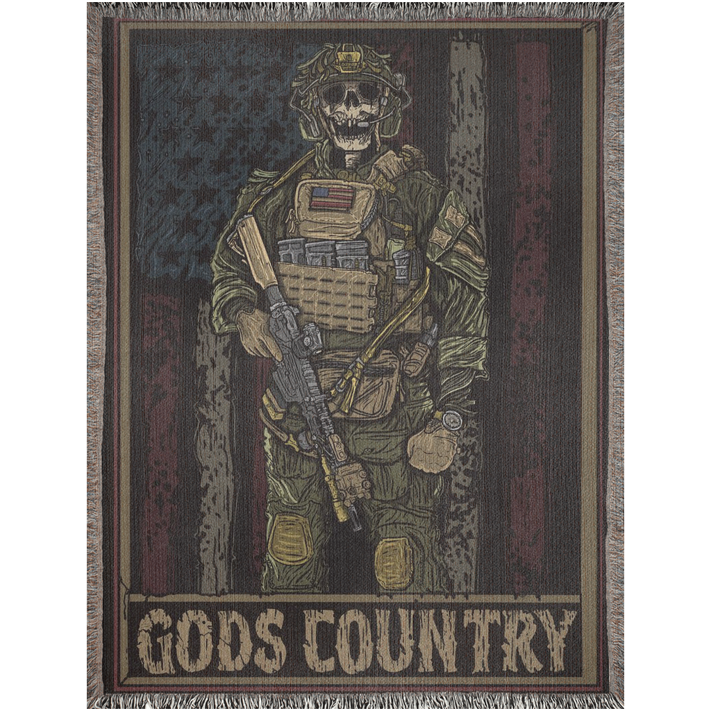 Gods Country Woven Blanket