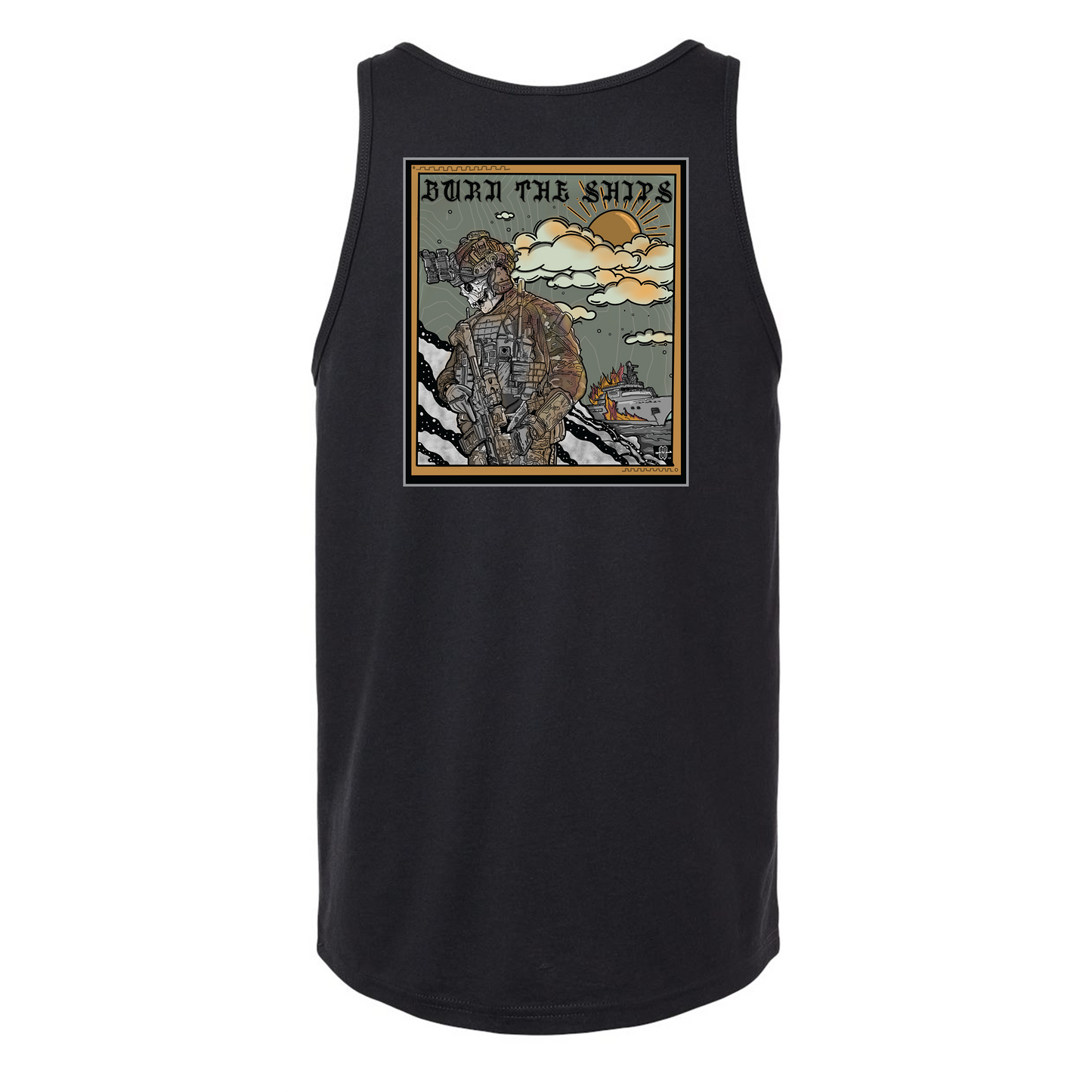 Burn The Ships Tank Top