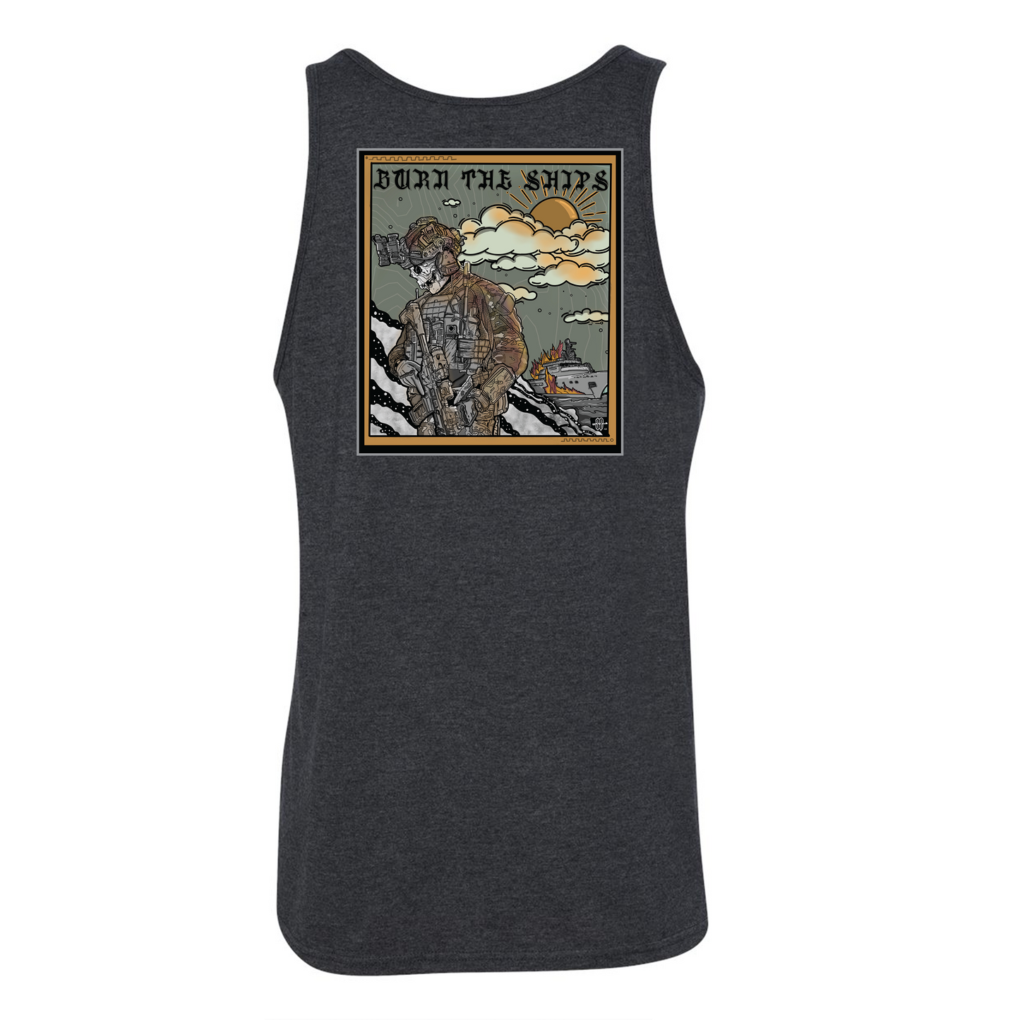 Burn The Ships Tank Top