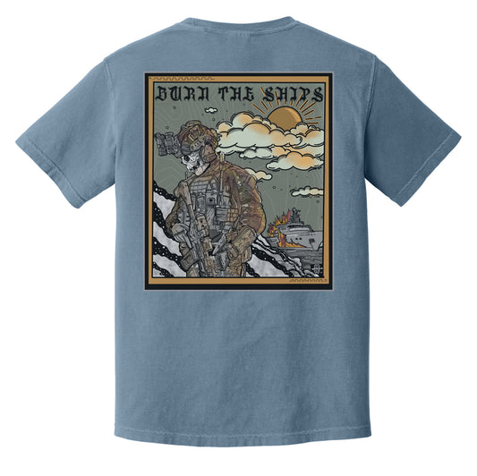 Burn The Ships Heavyweight Tee