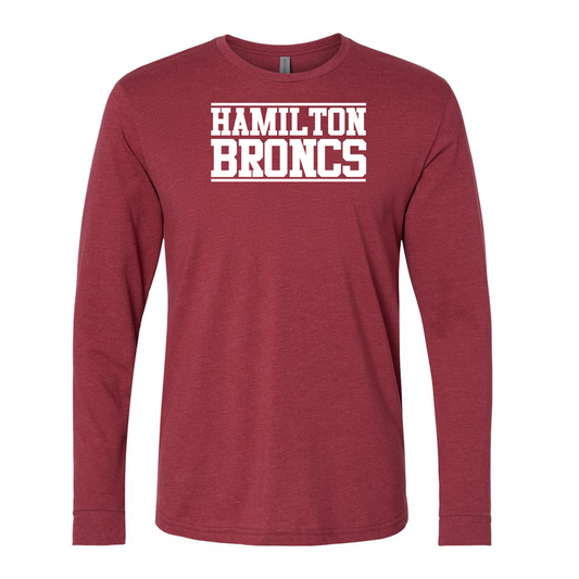 Hamilton Broncs Softball Long Sleeve 2