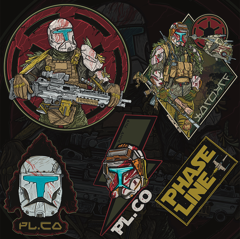 Copiado Comando Sticker Commando Sticker Pack – Phaselineco