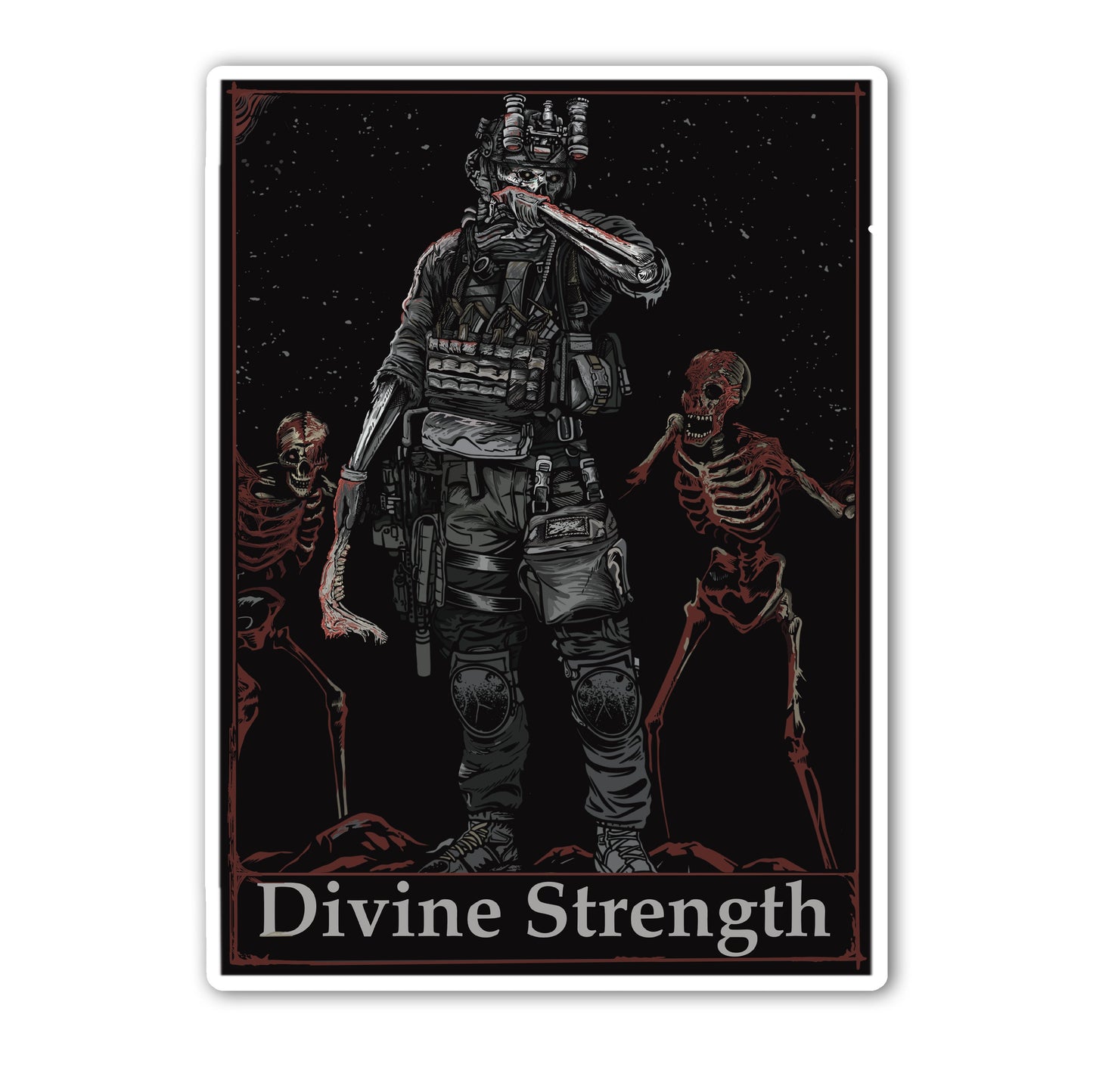 Divine Strength Sticker