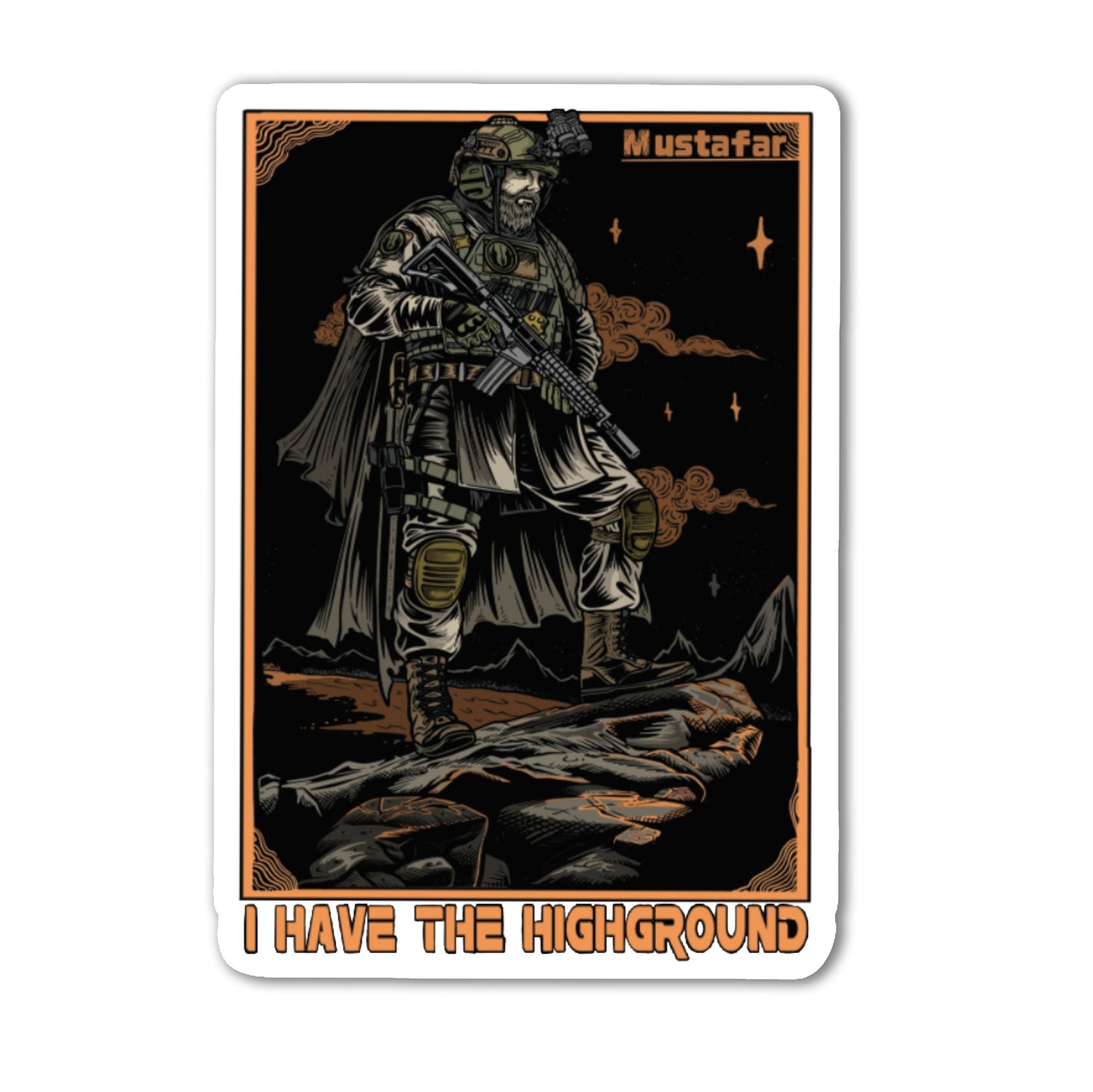 High Ground Sticker