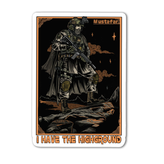 High Ground Sticker