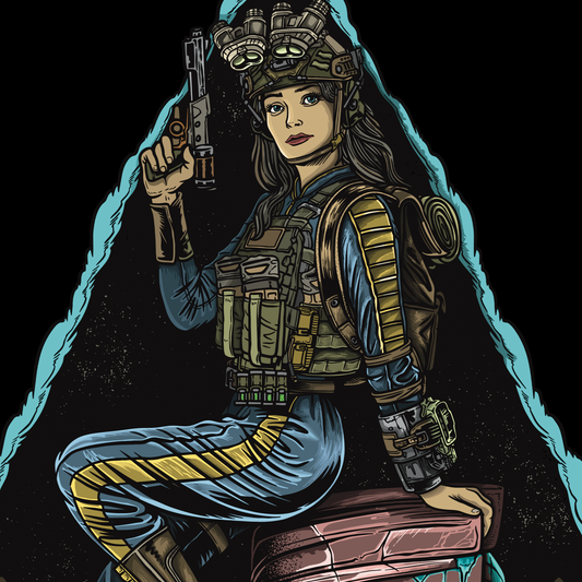 Orange Colored Sky Sticker