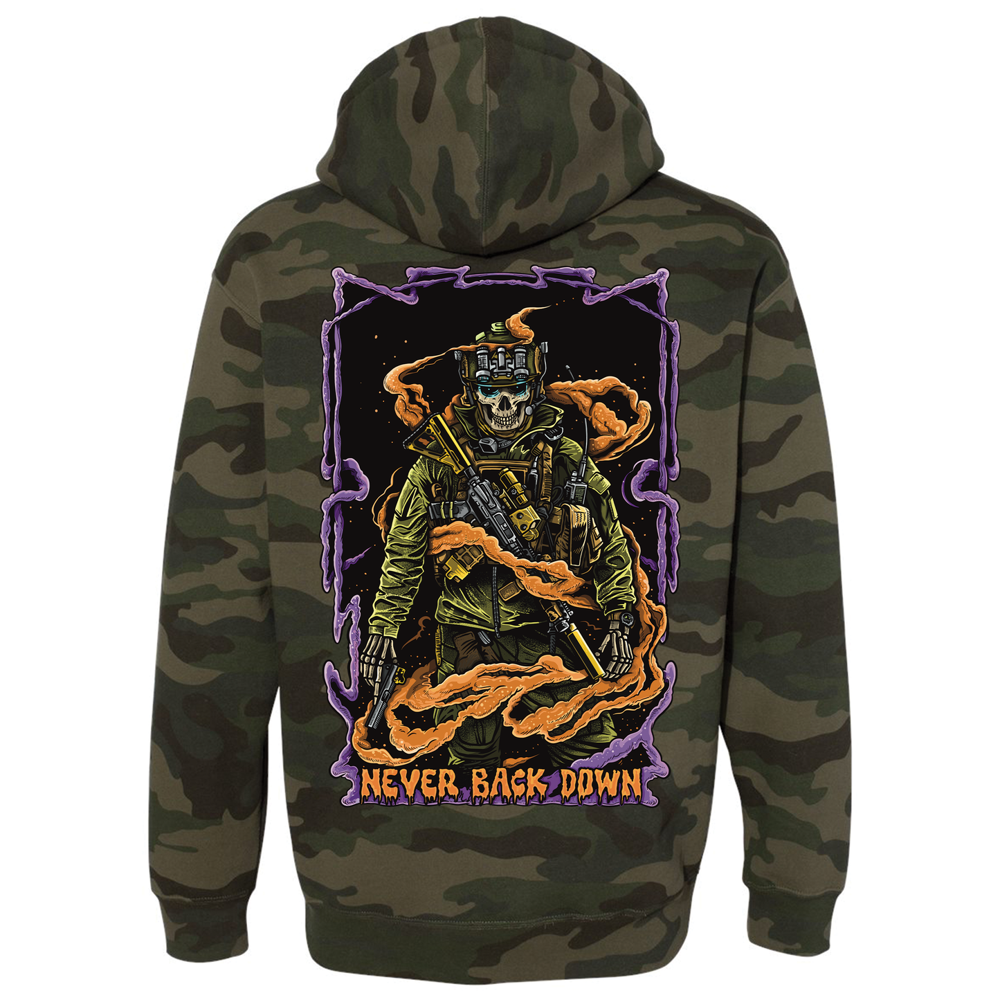Never Back Down Hoodie