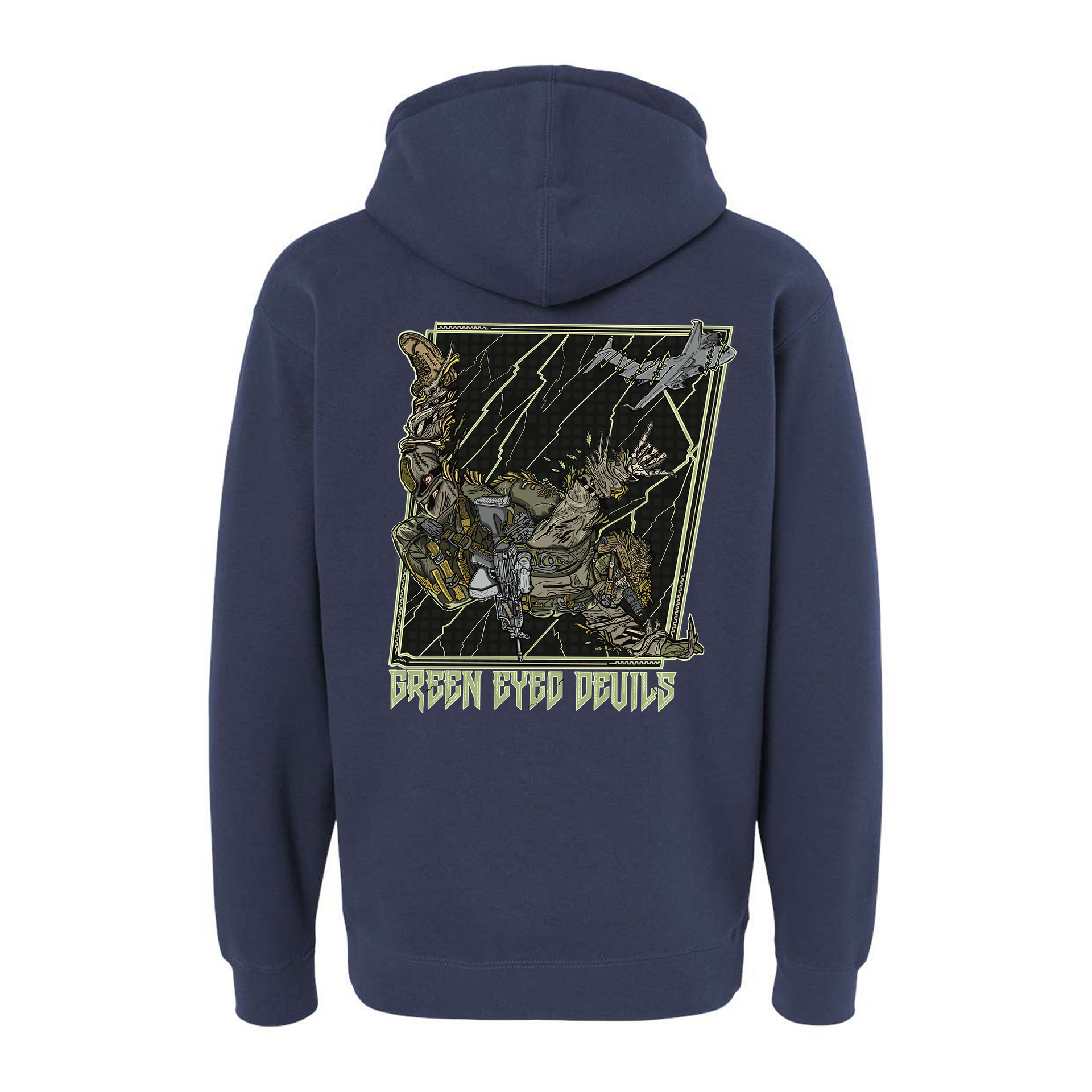 Green Eyed Devil Hoodie – Phaselineco