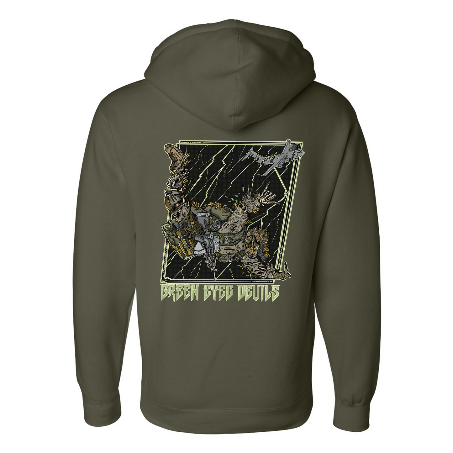 Green Eyed Devil Hoodie