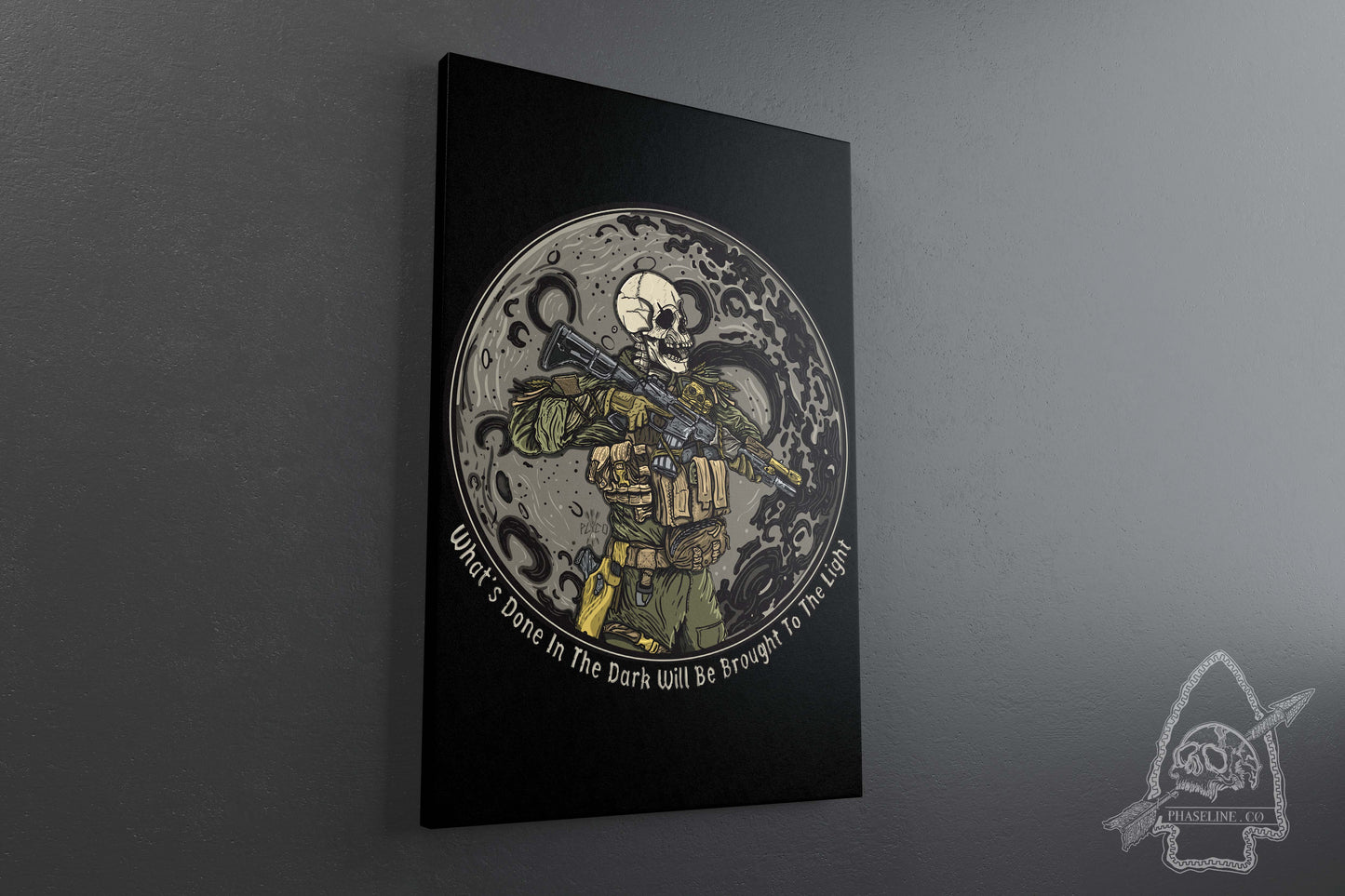 Pale Moon Canvas