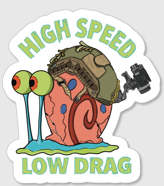 Low Drag Sticker