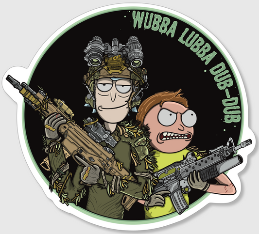 Wubba Lubba Sticker