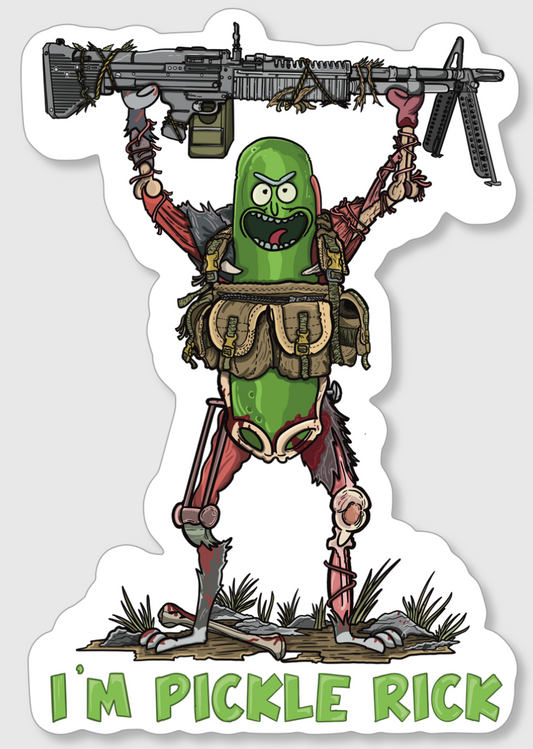 Pickle Gunner Sticker