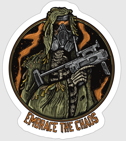 Embrace The Chaos Sticker