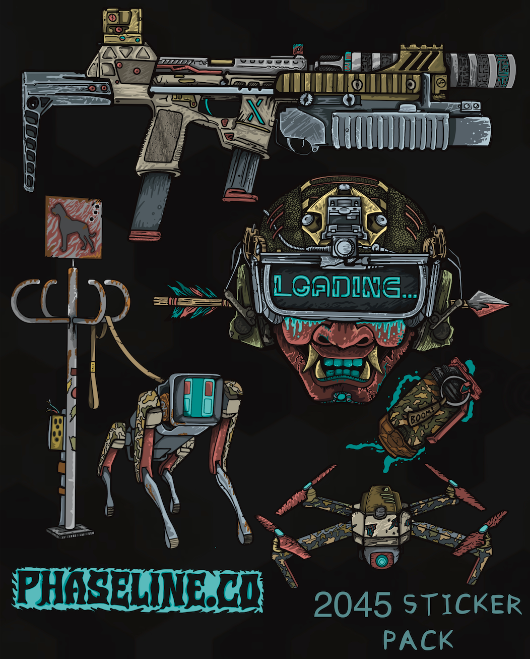 2045 Legendary Sticker Pack